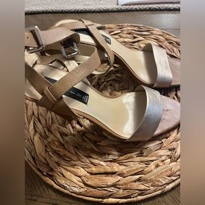Steve Madden Strappy Nude Stillettos